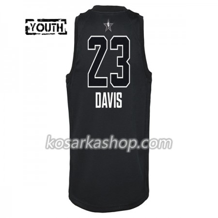 Dres New Orleans Pelicans Anthony Davis  23 2018 All Star Jordan Brand Crna Swingman - Dječji